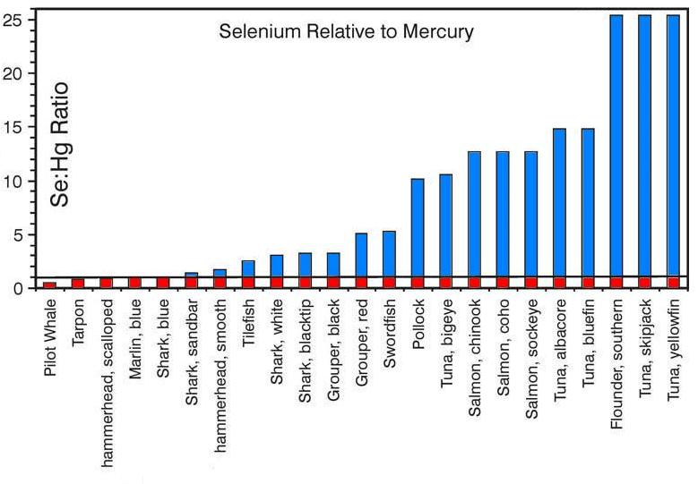 Selenium Relative to Mercury